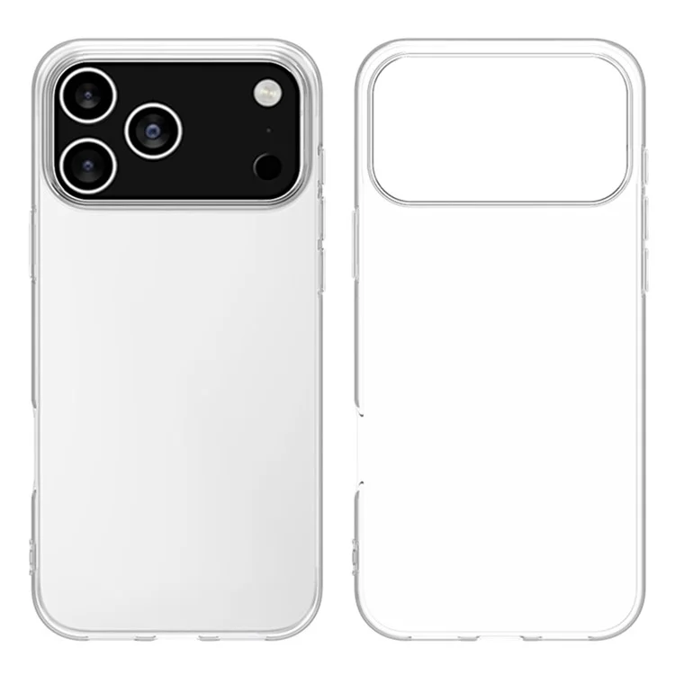 Für iPhone 17 Pro Max Hülle Slim Fit Transparentes Weiches TPU Handyhülle