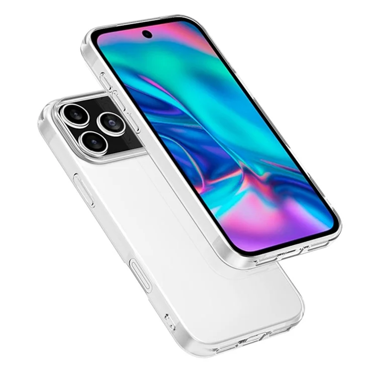 Für iPhone 17 Pro Max Hülle Slim Fit Transparentes Weiches TPU Handyhülle