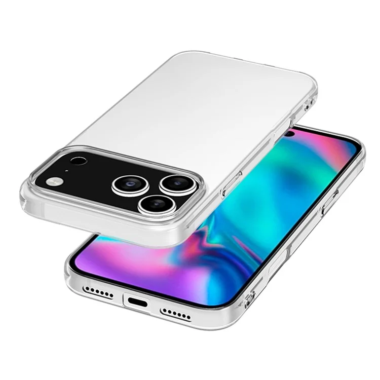 Für iPhone 17 Pro Max Hülle Slim Fit Transparentes Weiches TPU Handyhülle