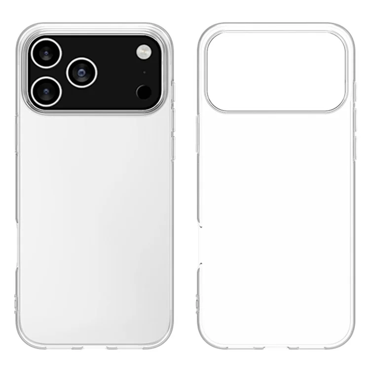 Capa para iPhone 17 Pro Slim Fit Transparente Macio TPU Capa de Telefone