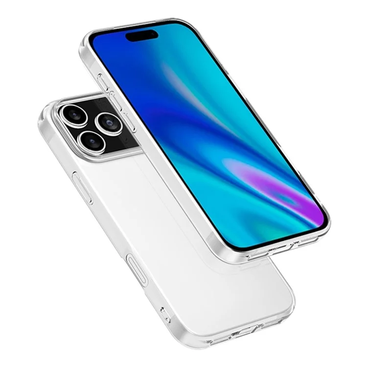 Capa para iPhone 17 Pro Slim Fit Transparente Macio TPU Capa de Telefone