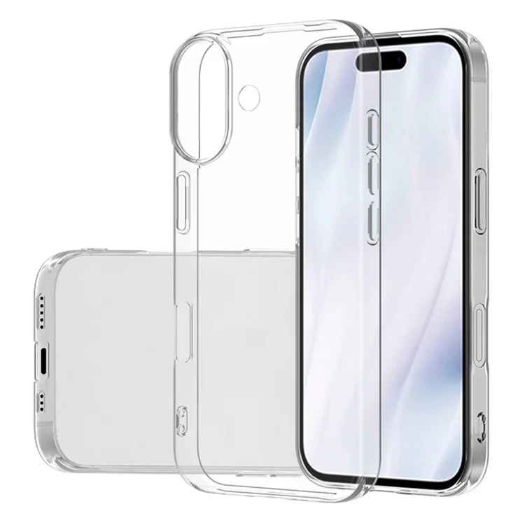 Funda para iPhone 17 Ultrafina Transparente de TPU Suave para Teléfono