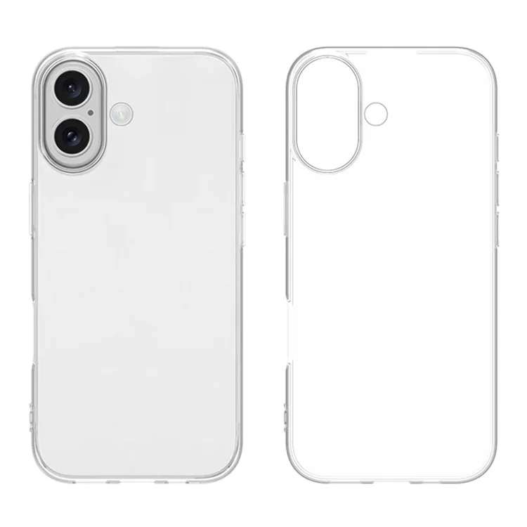 Funda para iPhone 17 Ultrafina Transparente de TPU Suave para Teléfono