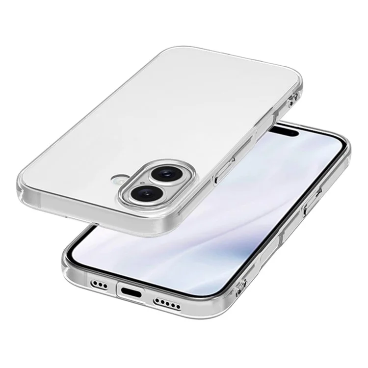 Funda para iPhone 17 Ultrafina Transparente de TPU Suave para Teléfono