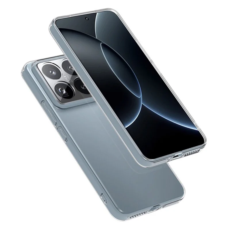 For Xiaomi 15S Pro Back Cover Ultra Thin Flexible TPU Clear Phone Case