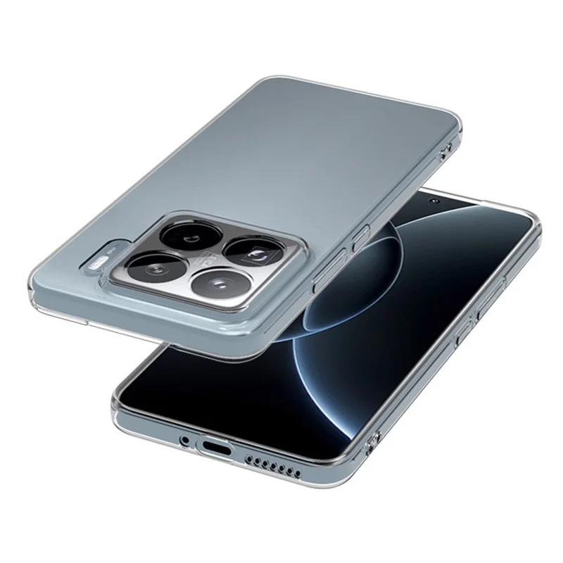For Xiaomi 15S Pro Back Cover Ultra Thin Flexible TPU Clear Phone Case