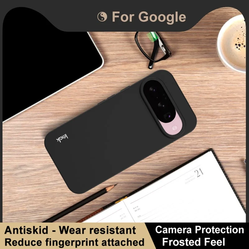 Funda IMAK UC-3 para Google Pixel 10 / 10 Pro, Carcasa Mate Antihuellas de TPU Suave