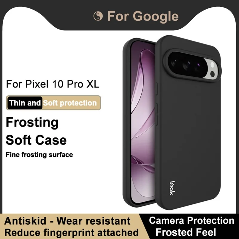 IMAK UC-3 Series for Google Pixel 10 Pro XL Case Matte Anti Fingerprint Soft TPU Cover