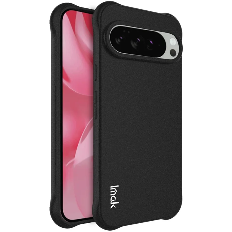 IMAK Per Google Pixel 10 Pro XL Custodia TPU Copertura Telefonica Airbag Antiurto - Nero Opaco