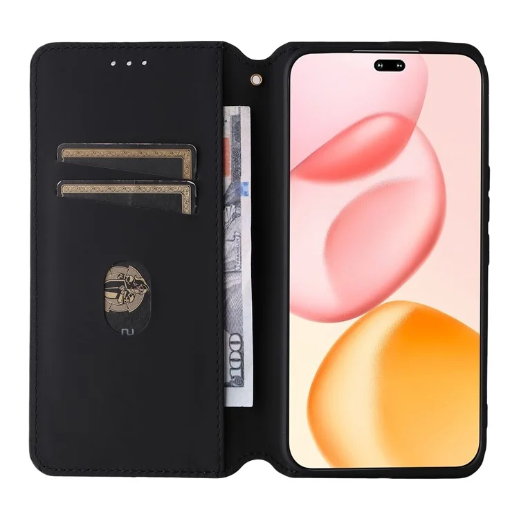 For Honor 400 Pro 5G (Global) Case Wallet Rhombus Imprinted Leather Phone Cover - Silver