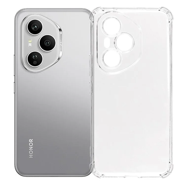 For Honor 400 Pro 5G (Global) Phone Case Reinforced Four Corner Anti-Drop Clear TPU Cover