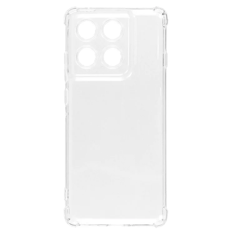 Funda para teléfono Motorola Edge 60 Pro 5G Reforzada de cuatro esquinas Cubierta TPU transparente anti-caídas
