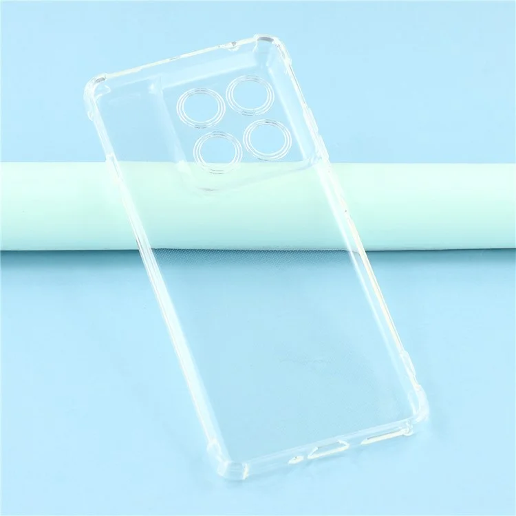 Funda para teléfono Motorola Edge 60 Pro 5G Reforzada de cuatro esquinas Cubierta TPU transparente anti-caídas