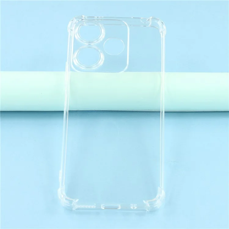 Cover per Xiaomi Redmi 13x 4G Custodia Rinforzata Angoli Antiurto Trasparente in TPU