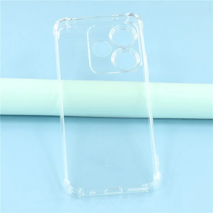 Cover per Xiaomi Redmi 13x 4G Custodia Rinforzata Angoli Antiurto Trasparente in TPU