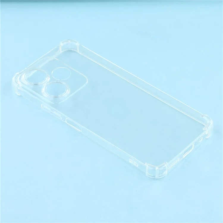 Cover per Xiaomi Redmi 13x 4G Custodia Rinforzata Angoli Antiurto Trasparente in TPU