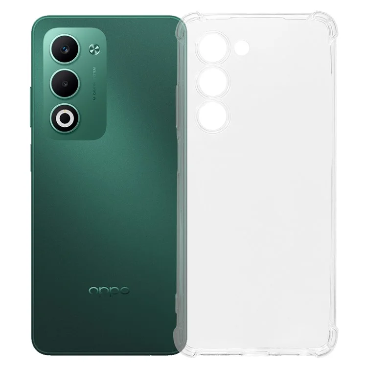 For Oppo A5 5G  /  4G Phone Case Reinforced Four Corner Anti-Drop Clear TPU Cover