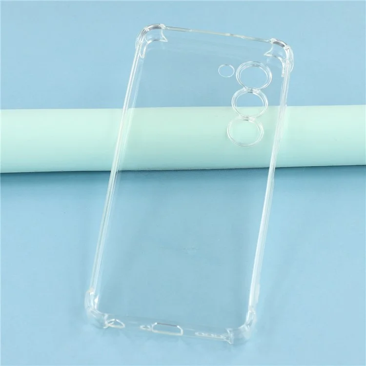 For Oppo A5 5G  /  4G Phone Case Reinforced Four Corner Anti-Drop Clear TPU Cover