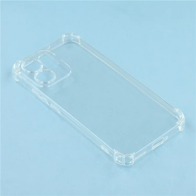 For Oppo Reno14 5G (Global) Phone Case Reinforced Four Corner Anti-Drop Clear TPU Cover
