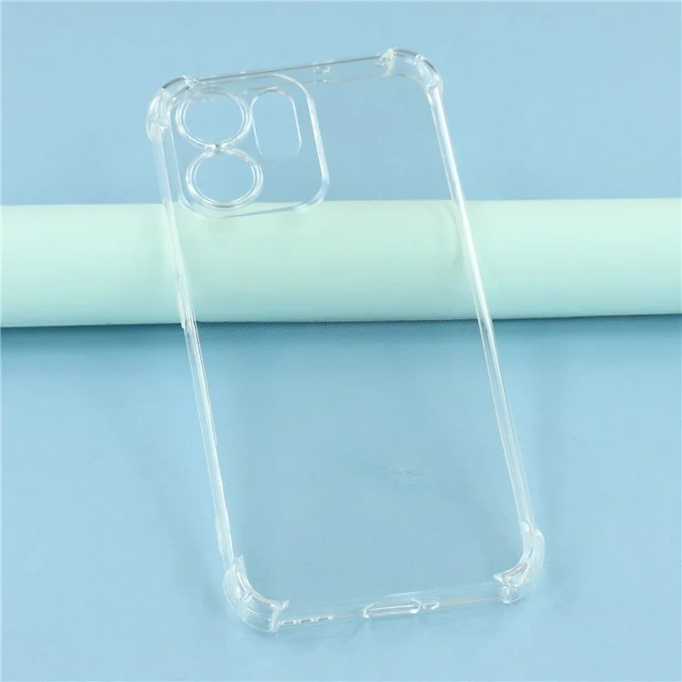 For Oppo Reno14 5G (Global) Phone Case Reinforced Four Corner Anti-Drop Clear TPU Cover