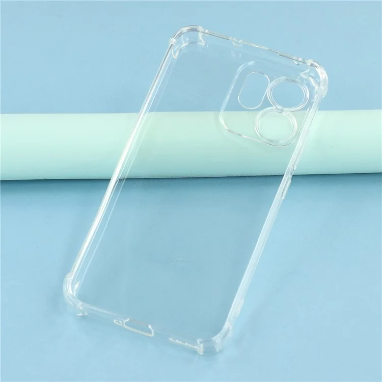For Oppo Reno14 5G (Global) Phone Case Reinforced Four Corner Anti-Drop Clear TPU Cover