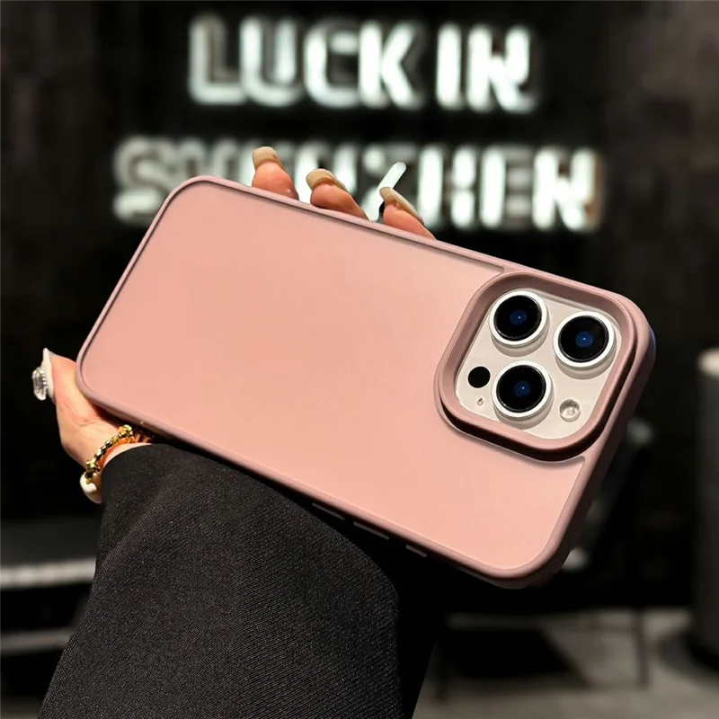 For iPhone 16 Pro Max Case Skin Touch TPU + PC Phone Back Cover Independent Button