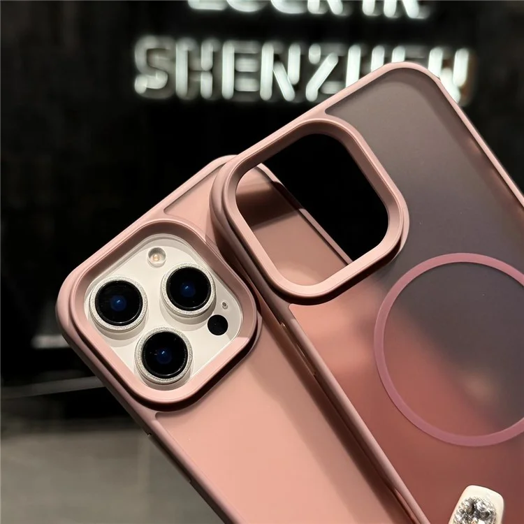 For iPhone 16 Pro Max Case Compatible with MagSafe Skin Touch TPU PC Phone Back Cover