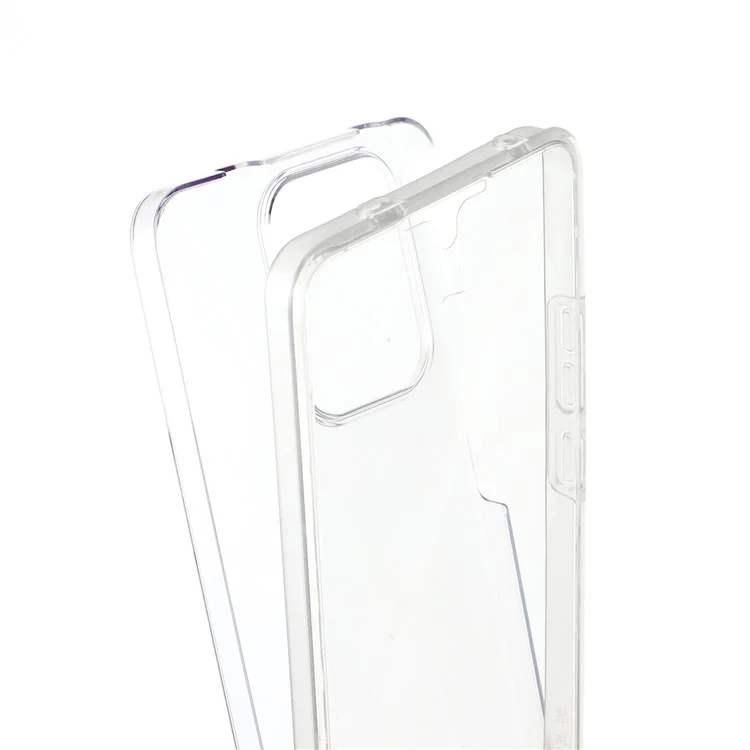 Cover per Oppo Reno13 F 5G / 4G con Cornice TPU, Retro Trasparente in Acrilico e Pellicola PET