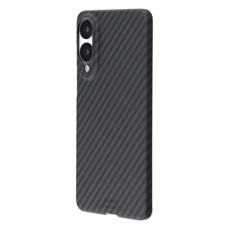 X-LEVEL For Samsung Galaxy S25 Edge Case Carbon Fiber Texture Hard PC Phone Cover Anti Shock
