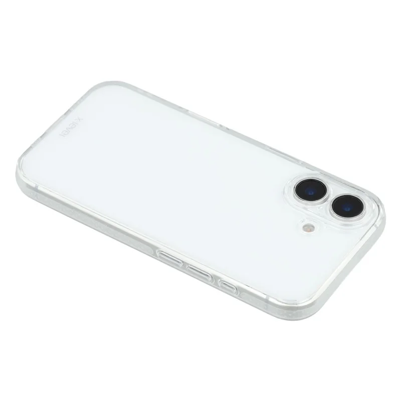X-LEVEL For iPhone 16 Case PC + TPU Translucent Phone Back Cover - Transparent