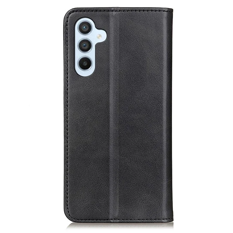 For Samsung Galaxy A17 Case Split Leather Flip Wallet Phone Cover - Black