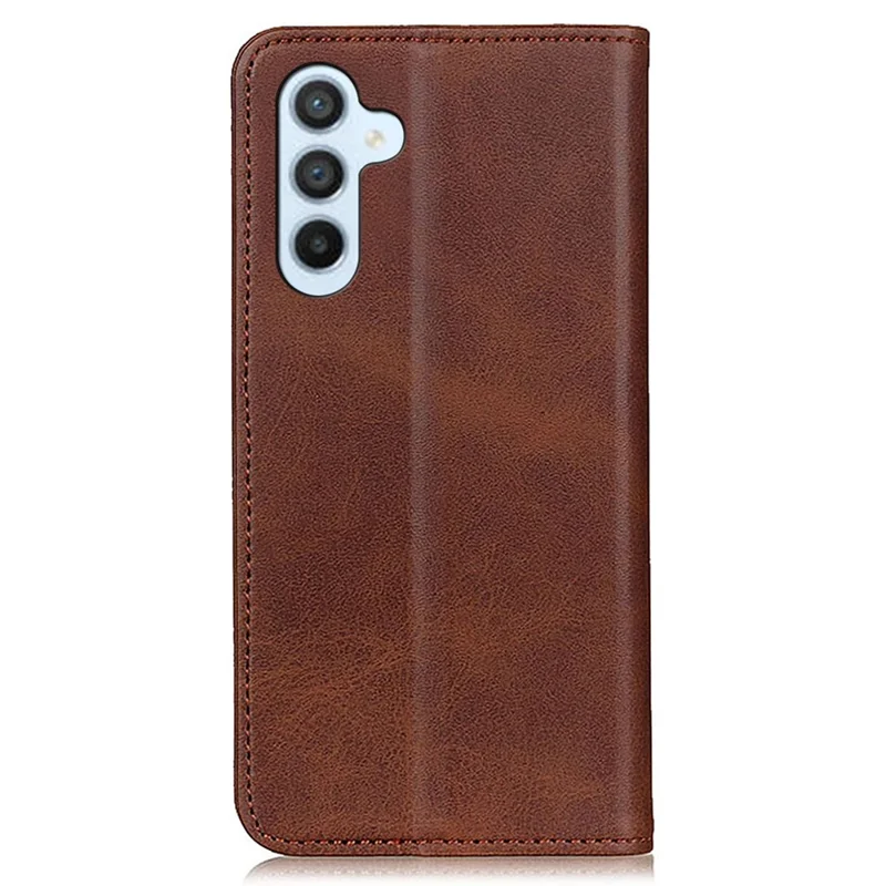 For Samsung Galaxy A17 5G / A17 4G / A26 5G Case Split Leather Flip Wallet Phone Cover - Coffee