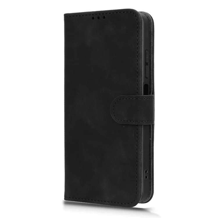 Чехол-кошелек для itel A90 4G из искусственной кожи с защитой от падения - Черный