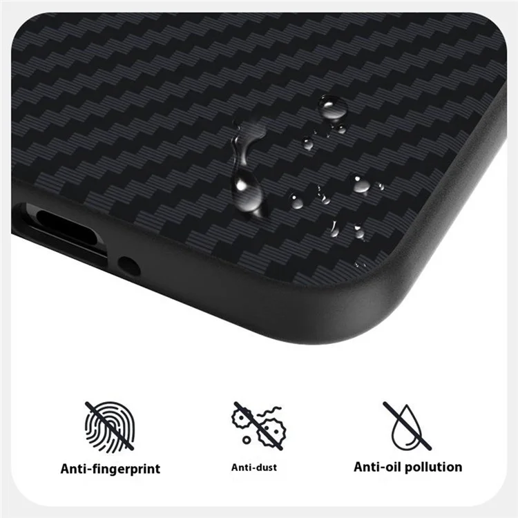 ABEEL For Huawei nova 14 Pro 5G Case Compatible with MagSafe Carbon Fiber Texture Back Cover - Black