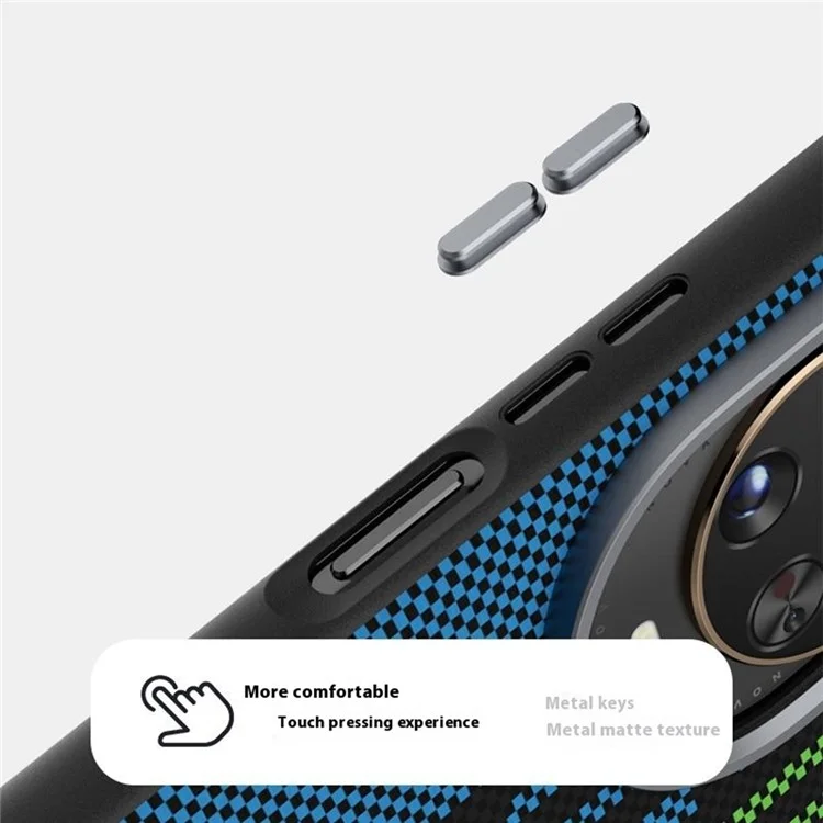 ABEEL For Huawei nova 14 Pro 5G Case Compatible with MagSafe Printed PC TPU Aluminum Alloy Leather Phone Cover - Outstanding No. 1