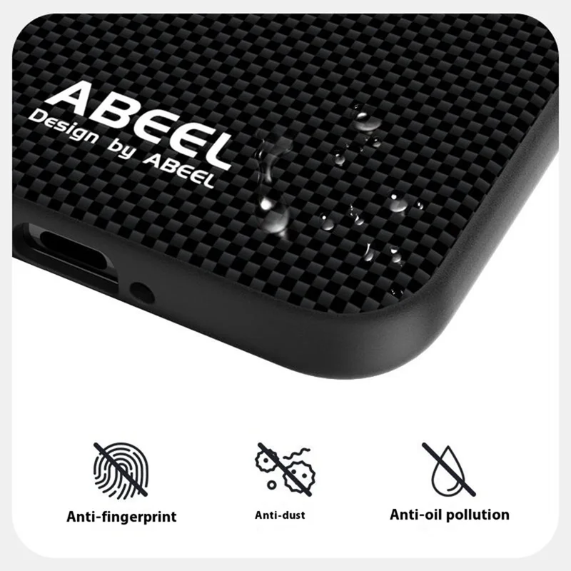 ABEEL For Huawei nova 14 Pro 5G Magnetic Case Printed PC TPU Aluminum Alloy Leather Phone Cover - Black