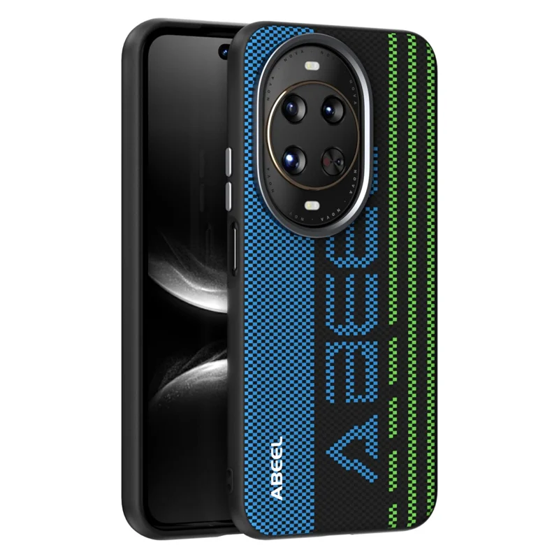 Funda ABEEL para Huawei nova 14 Ultra 5G Compatible con MagSafe - Carcasa de PC y TPU con Aleación de Aluminio y Cuero Impreso - Número 1 Excepcional