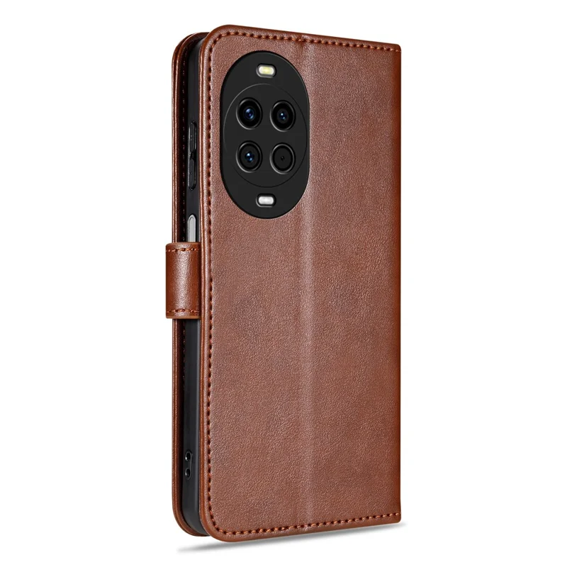 AZNS For Huawei nova 14 5G Case Anti-Scratch PU Leather Stand Wallet Phone Cover - Brown