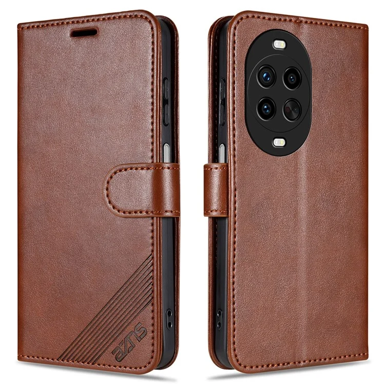 AZNS Für Huawei nova 14 Pro 5G Hülle Kratzfest PU-Leder Ständer Brieftasche Handyhülle - Braun