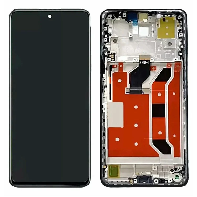 For Huawei nova 11i Grade C LCD Screen and Digitizer Assembly + Frame (Without Logo) - Black