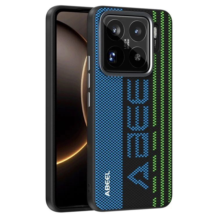 ABEEL For Xiaomi 15S Pro Case Compatible with MagSafe Printed PC TPU Aluminum Alloy Leather Phone Cover - Outstanding No. 1