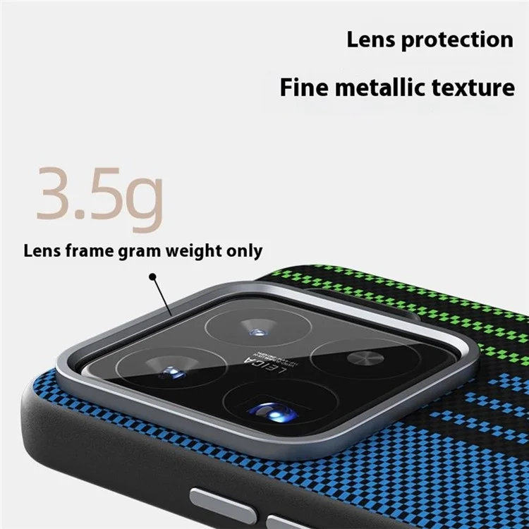 ABEEL For Xiaomi 15S Pro Case Compatible with MagSafe Printed PC TPU Aluminum Alloy Leather Phone Cover - Outstanding No. 1
