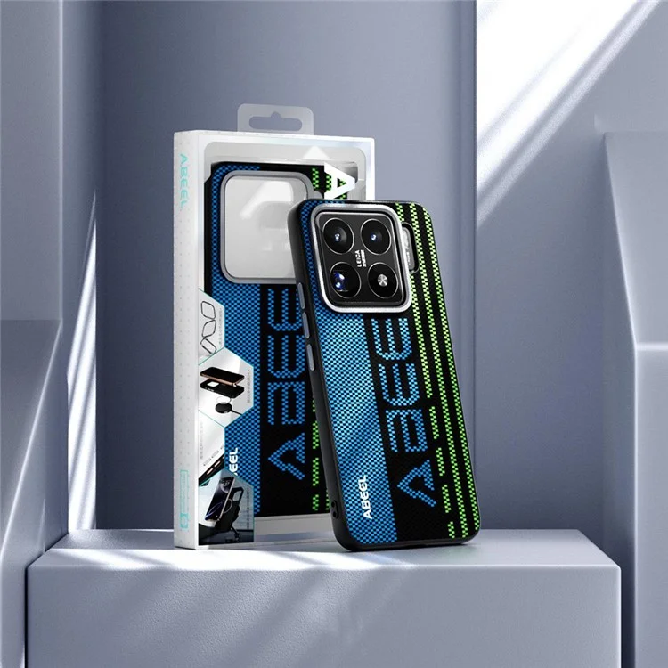 ABEEL For Xiaomi 15S Pro Case Compatible with MagSafe Printed PC TPU Aluminum Alloy Leather Phone Cover - Outstanding No. 1