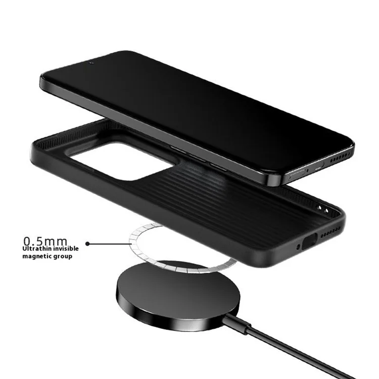 ABEEL For Xiaomi 15S Pro Case Compatible with MagSafe Ultra Slim PC TPU Phone Back Cover - Deer