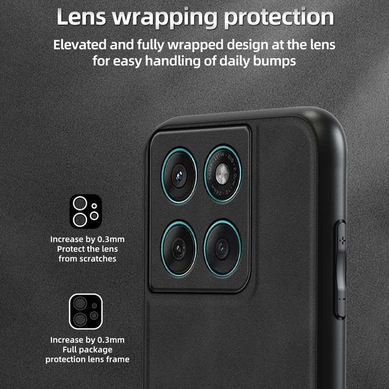 ANNYOJO Funda para Motorola Edge 60 Fusion 5G / Edge 60 5G de Cuero PU + PC + TPU Antigolpes - Color Café