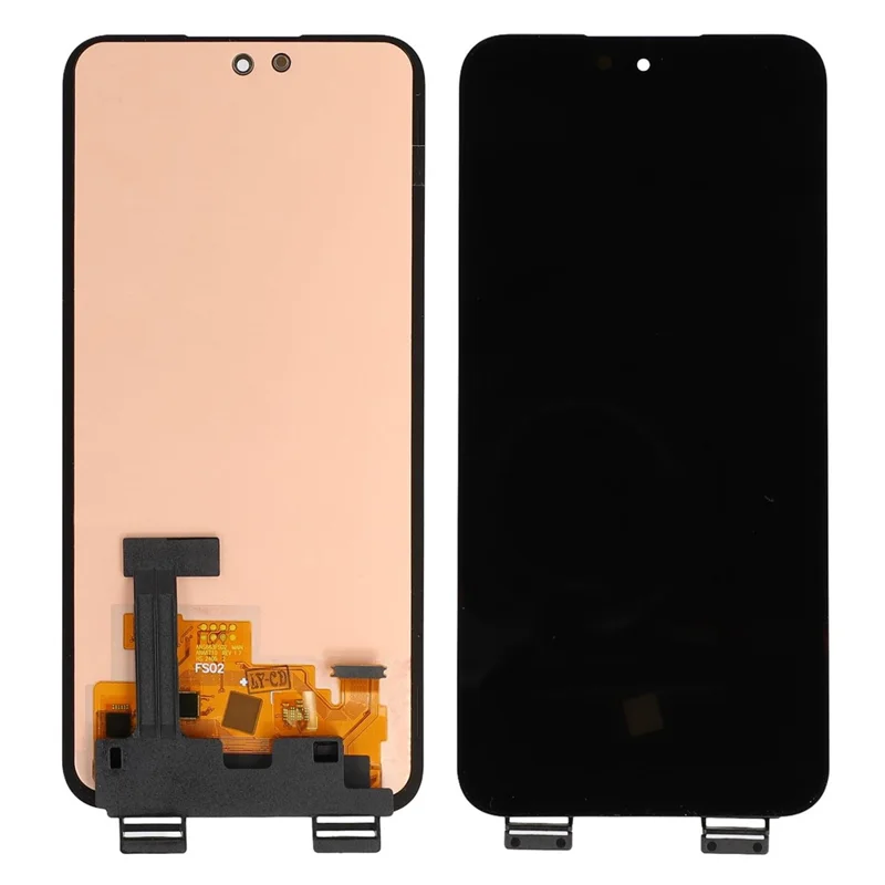 Para Samsung Galaxy A35 5G A356 / A55 5G A556 Conjunto de Tela OLED e Digitalizador Nível C Peça de Reposição (Sem Logotipo)