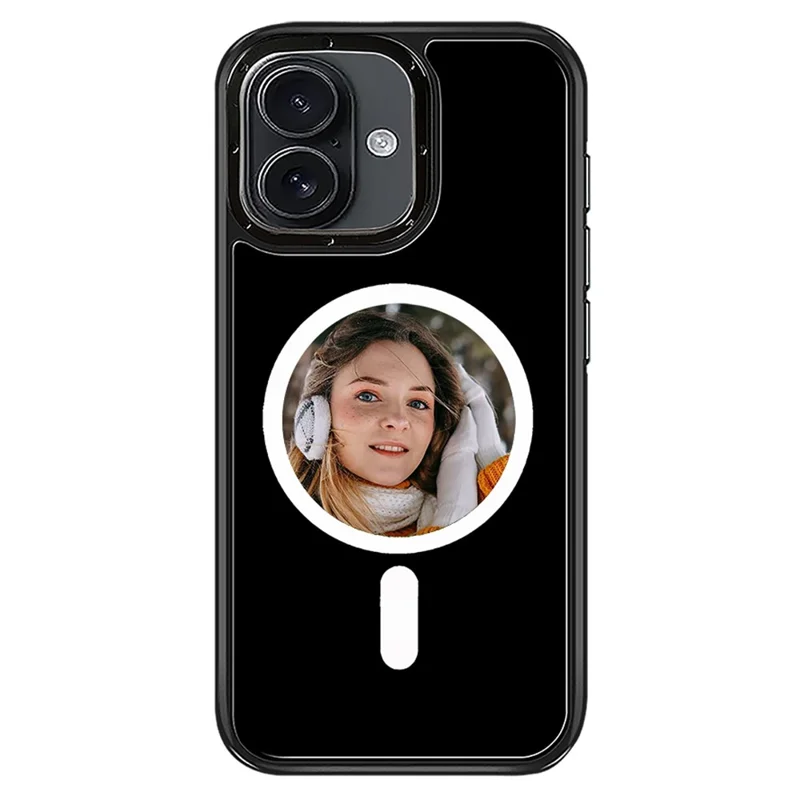 For iPhone 16 E-Ink Phone Case Compatible with MagSafe NFC 6-Color TPU + PC Back Cover