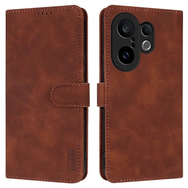 AZNS For vivo S30 Pro mini 5G Case PU Leather Wallet Phone Cover - Brown