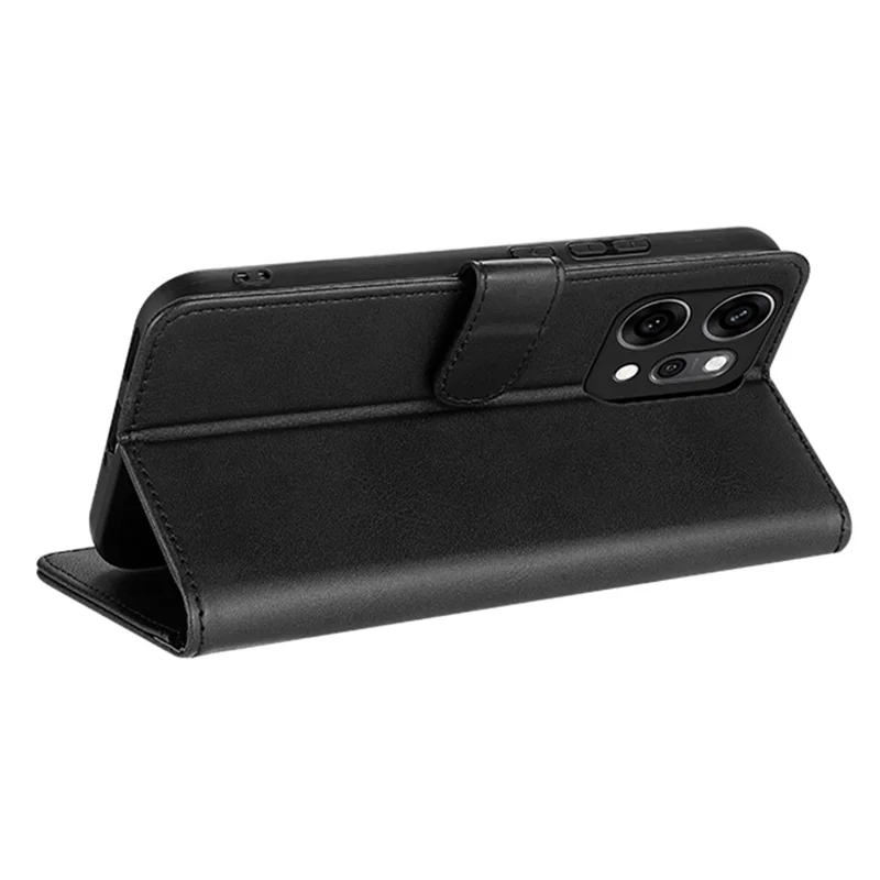 AZNS Für Oppo Reno14 5G (Global) Hülle PU-Leder Brieftasche Handyhülle - Schwarz
