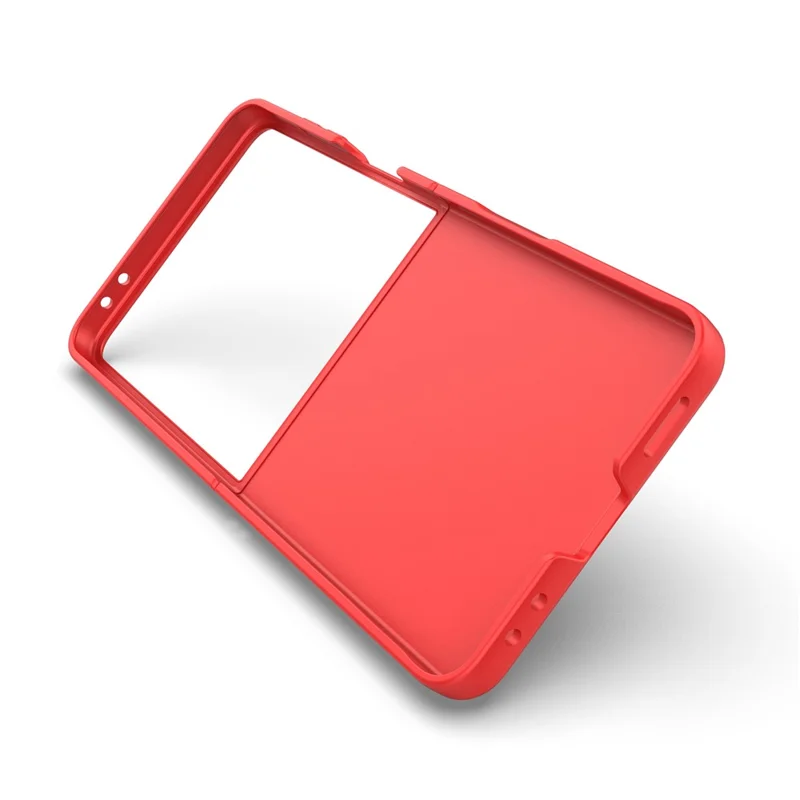 Чехол для Samsung Galaxy Z Flip7 5G с защитой от падений, мягкий TPU, противоударный, для задней крышки телефона - Красный